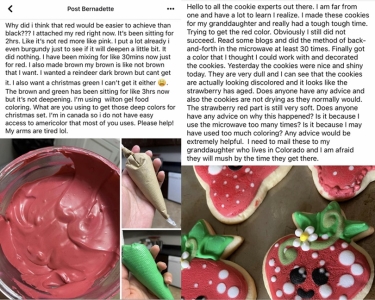 Problems with red color